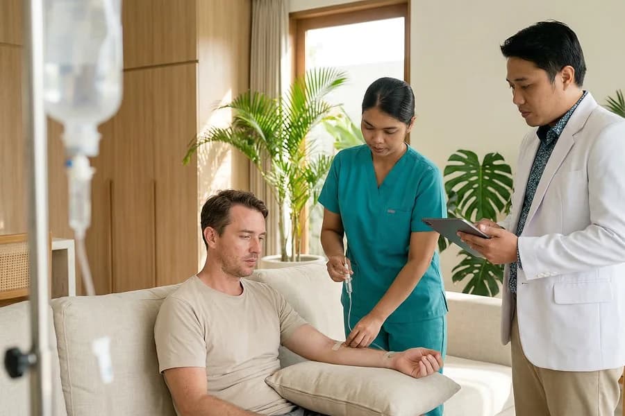 Hero Image — IV Drip in villa